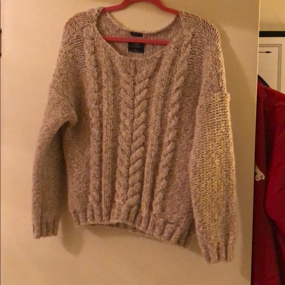 Tan Oversized Sweater